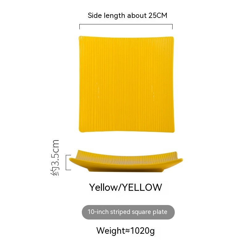 Household Dinner Plate Ceramic Steak Nordic Style Plate - Grand Goldman