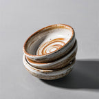 Household Handmade Rough Pottery Snack Plate Tableware - Grand Goldman