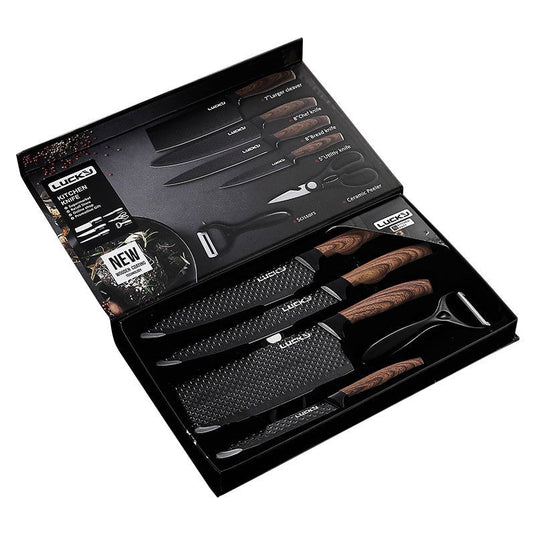 Household Knives Set Kitchen Combination Kitchenware - Grand Goldman