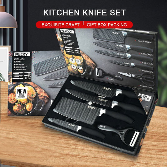 Household Knives Set Kitchen Combination Kitchenware - Grand Goldman