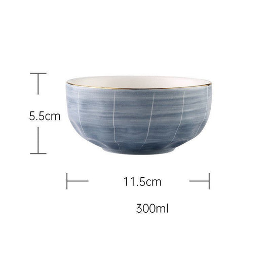 Household Personality Creative Rice Bowl Japanese Ceramic Tableware - Grand Goldman