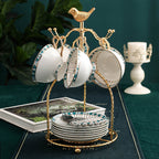 Household Simple Bone China Tea Set - Grand Goldman