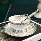 Household Simple Bone China Tea Set - Grand Goldman