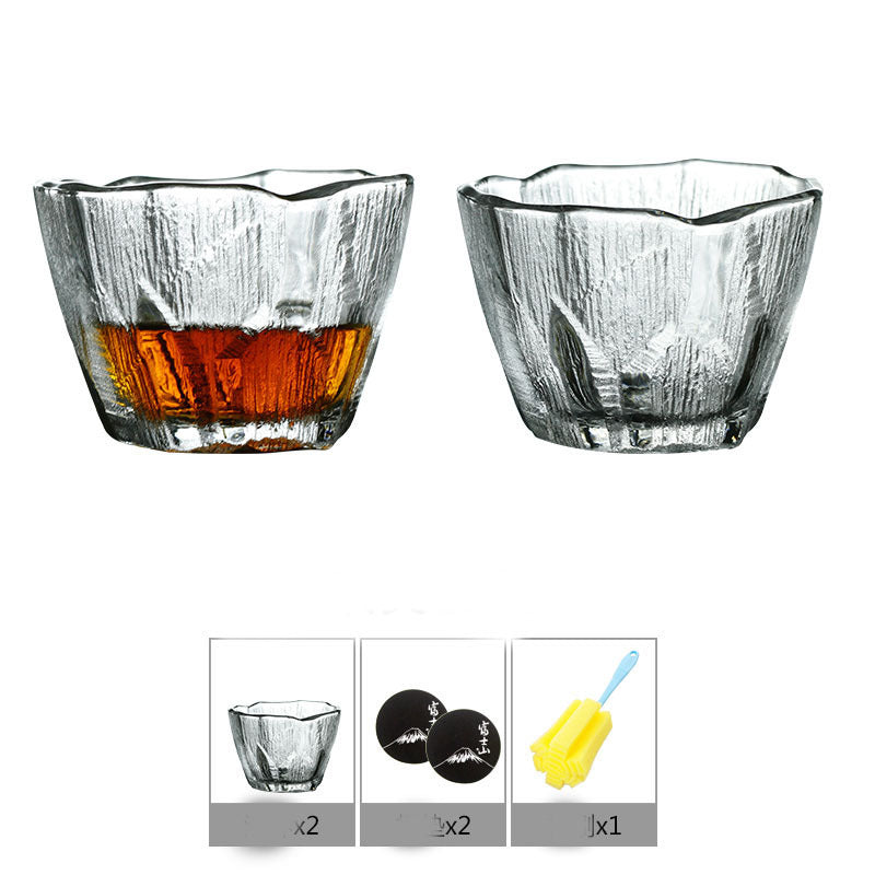 Household Simple Crystal Glass Whiskey Glass - Grand Goldman