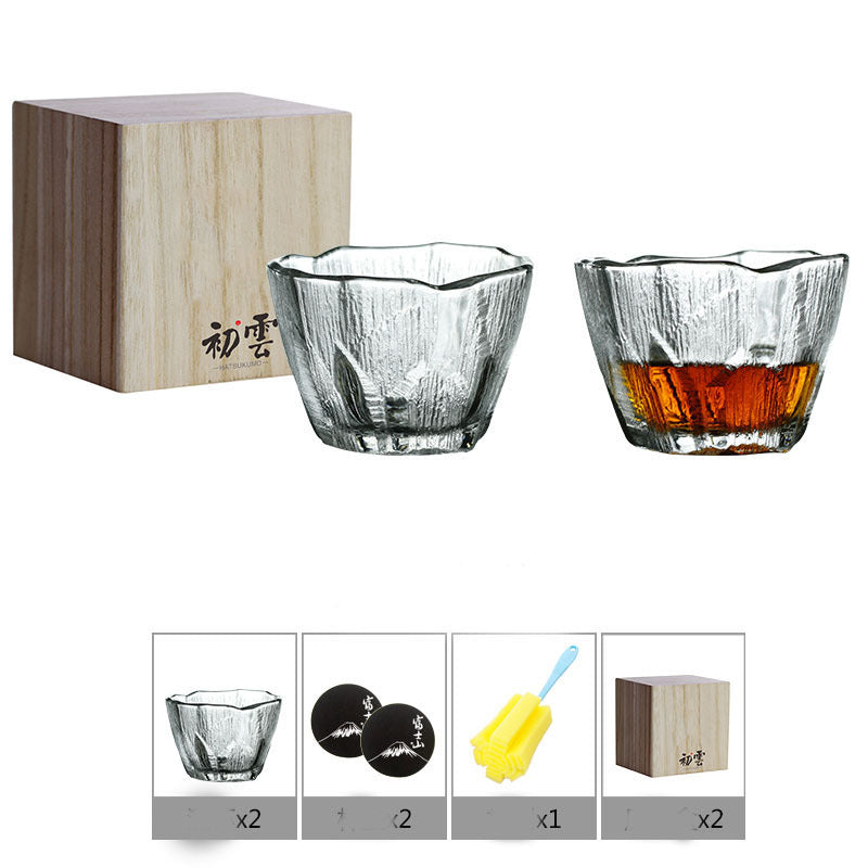 Household Simple Crystal Glass Whiskey Glass - Grand Goldman