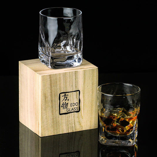 Household Simple Heat Resistant Glass Whiskey Glass - Grand Goldman