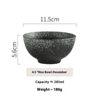 Household Tableware Ceramic Rice Bowl - Grand Goldman