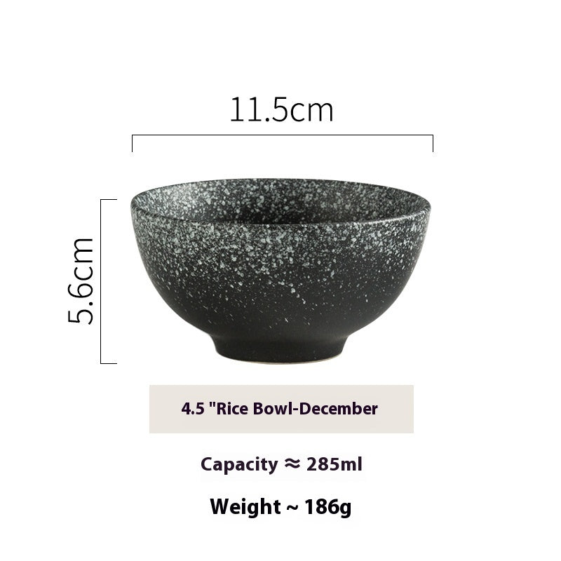 Household Tableware Ceramic Rice Bowl - Grand Goldman