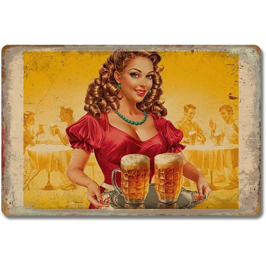 I Beleive in Have Another Beer Metal Tin Signs Posters Plate Wall Decor for  Bars Man Cave Cafe Clubs Retro Posters Plaque - Grand Goldman