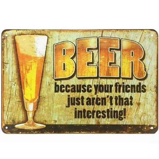 I Beleive in Have Another Beer Metal Tin Signs Posters Plate Wall Decor for  Bars Man Cave Cafe Clubs Retro Posters Plaque - Grand Goldman