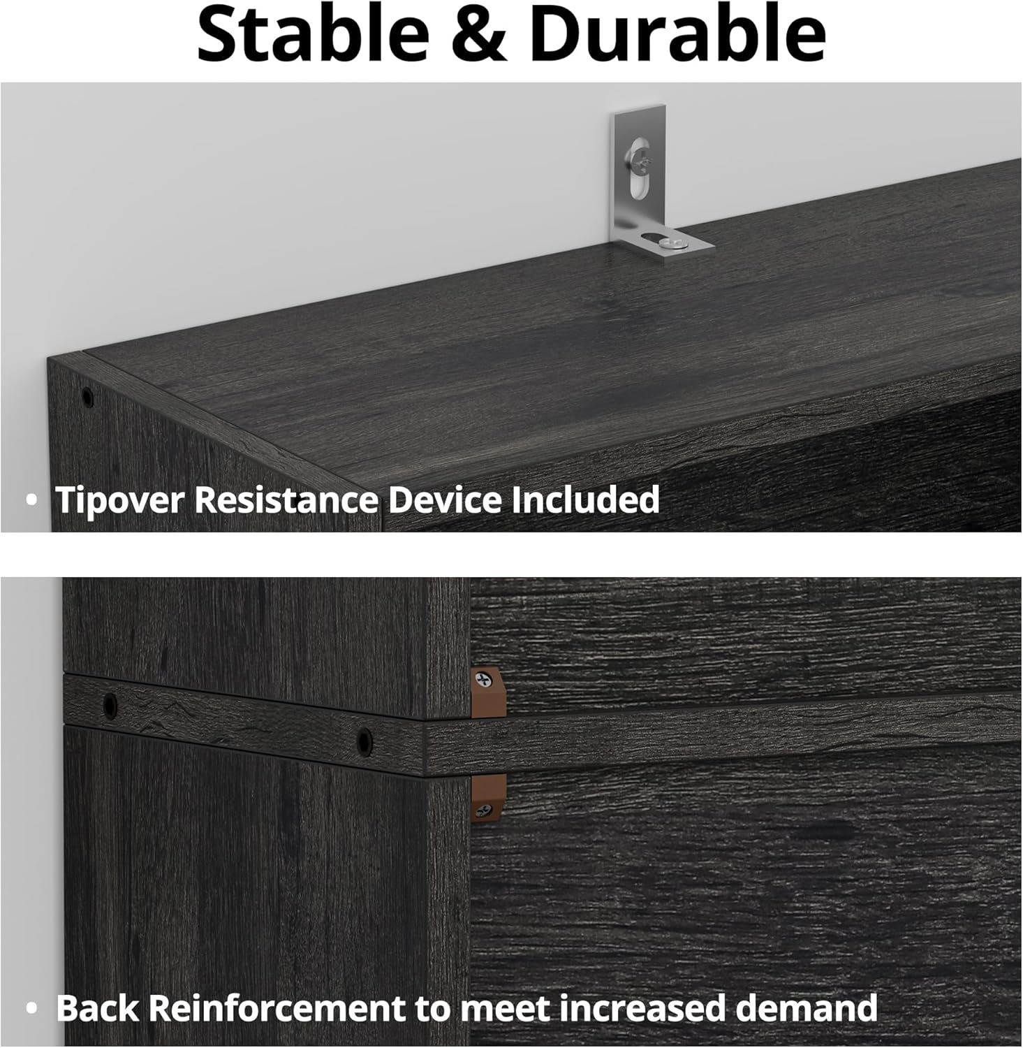 IRONCK Bookshelves and Bookcases Floor Standing 6 Tiers Display Storage Shelves 70 in Tall Bookcase Home Decor Furniture for Home Office, Living Room, Bed Room - Grand Goldman