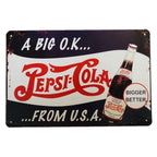 Ice Cold Served Here Metal Tin Signs Wall Art Posters Plate Wall Decor for Game Room Home Bars Man Cave Cafe Clubs Garage Retro - Grand Goldman