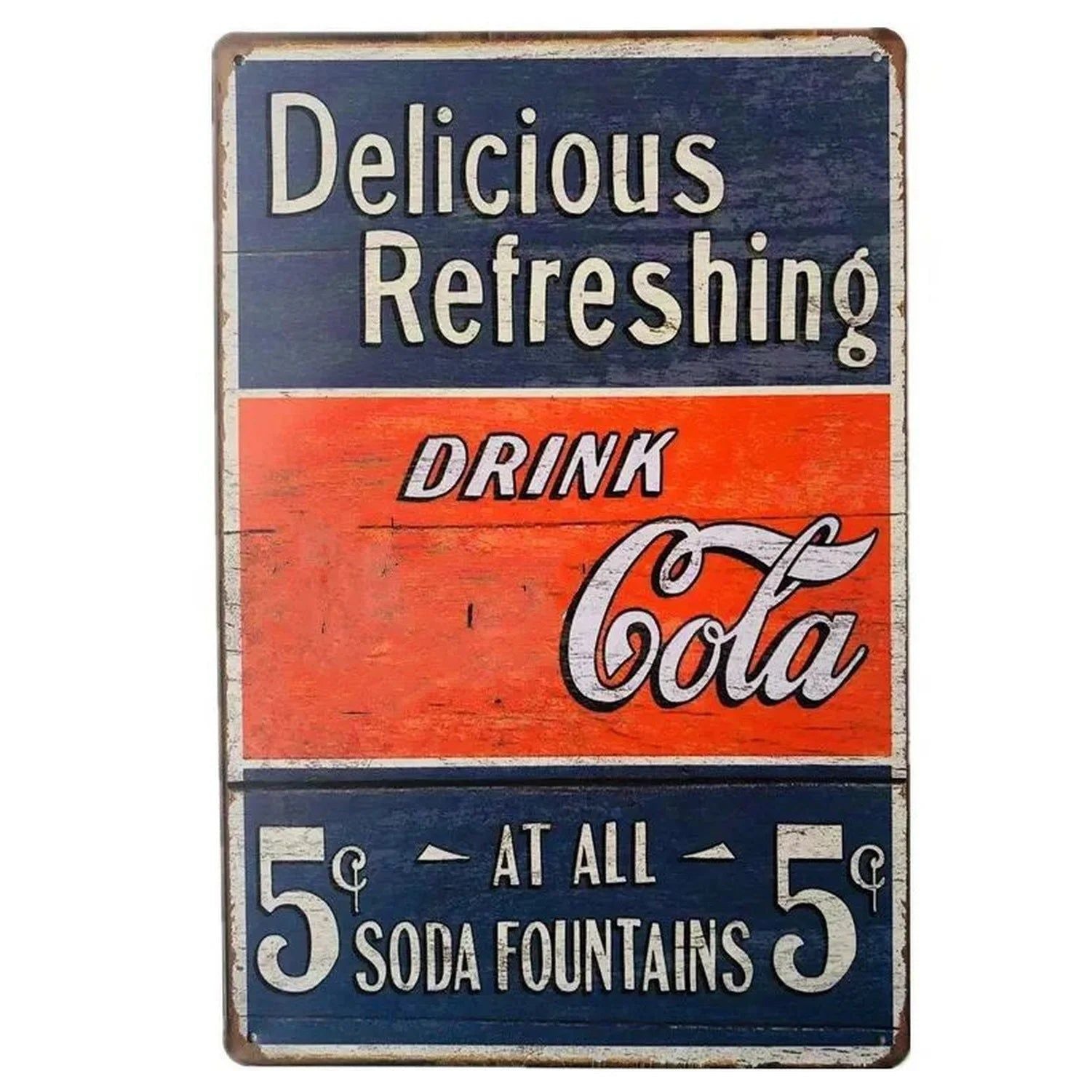 Ice Cold Served Here Metal Tin Signs Wall Art Posters Plate Wall Decor for Game Room Home Bars Man Cave Cafe Clubs Garage Retro - Grand Goldman