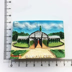 India Fridge Magnet Tourism Souvenir Rajasthan Bangalore 3D Resin Painted Crafts Magnets for Refrigerators Sticker Home Decor - Grand Goldman