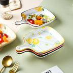 Ins Creative Household Ceramic Plate Japanese Baking Baking Plate Salad - Grand Goldman