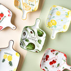 Ins Creative Household Ceramic Plate Japanese Baking Baking Plate Salad - Grand Goldman