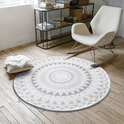 Ins Nordic round carpet - Grand Goldman