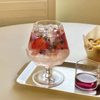 Ins Octagonal Tall Drink Cocktail Cold Drink Soda Sparkling Water Glass - Grand Goldman