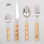 Ins Western Stainless Steel Steak Net Red Ice Cream Spoon Knife And Fork - Grand Goldman