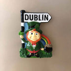 Ireland Fridge Magnets Cartoon Irish Dublin Belfast World Tourism Fridge Magnets Souvenir Refrigerator Magnets Home Decoration - Grand Goldman