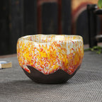 Iron Tire Stoneware Espresso Coffee Cup Kung Fu Kiln Into Tea Cup - Grand Goldman