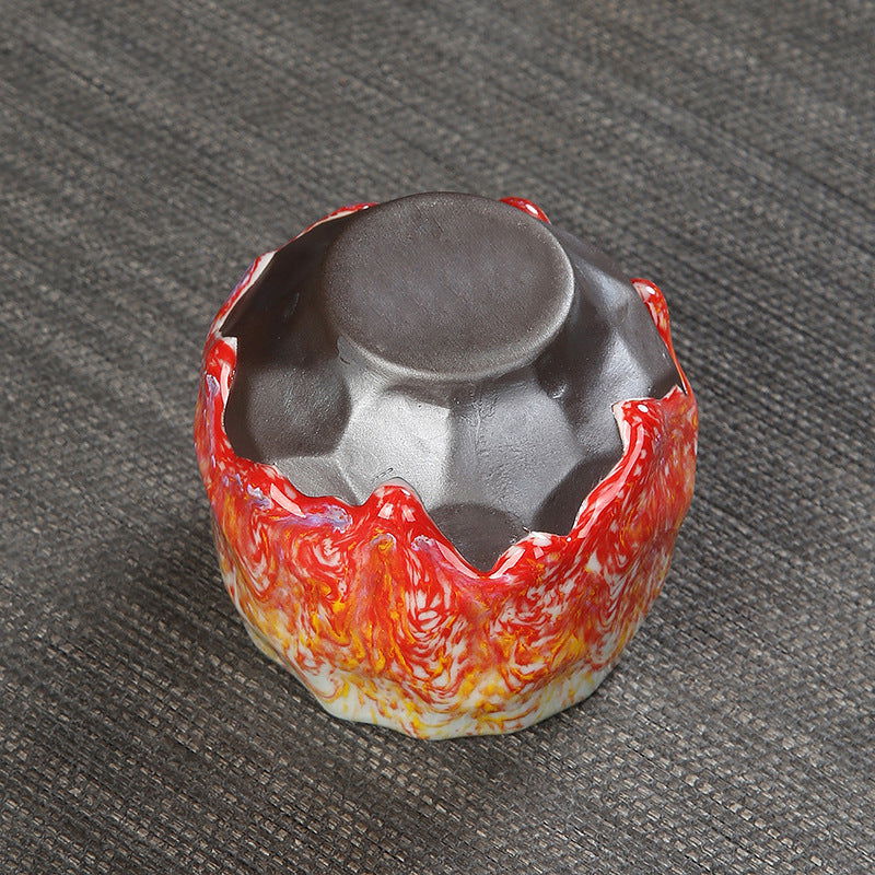 Iron Tire Stoneware Espresso Coffee Cup Kung Fu Kiln Into Tea Cup - Grand Goldman