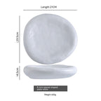 Irregular Ceramic Plate Japanese Creative Dinner Plate - Grand Goldman