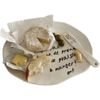 Irregular Design Letter Ceramic Dinner Plate - Grand Goldman