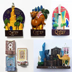 Islamic Center of Arab States Qatar Fridge Magnets Camel Tourism Souvenir Magnetic Refrigerator Sticker Resin Collection Decor - Grand Goldman