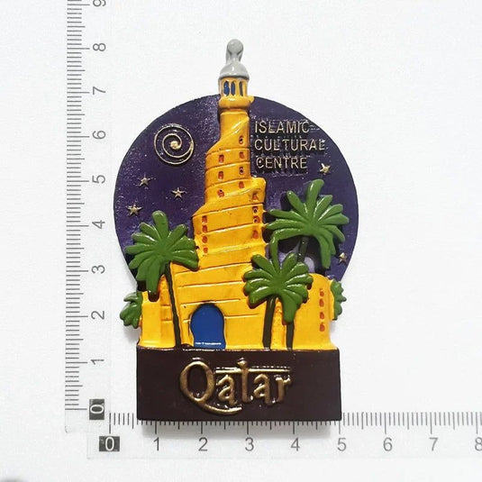 Islamic Center of Arab States Qatar Fridge Magnets Camel Tourism Souvenir Magnetic Refrigerator Sticker Resin Collection Decor - Grand Goldman
