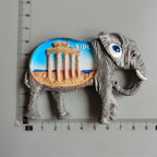 Istanbul Magnetic Refrigerator Stickers Turkey SideTurtle Virgin Mary's House Tourist Magnets Painting Decorative Crafts gifts - Grand Goldman