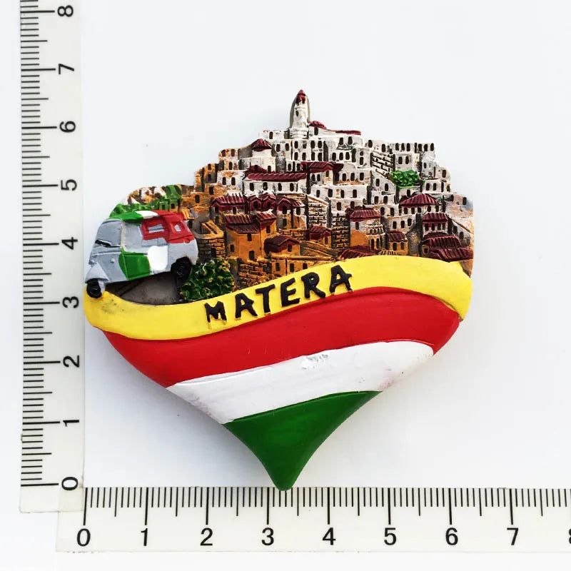 Italia Fridge Magnets Italy Matera Alassio Stresa Tourism Souvenir for the house Refrigerator Magnetic Stickers Home Decoration - Grand Goldman