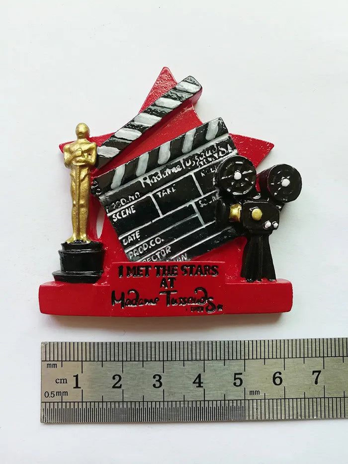 Italia Madrid fridge magnets Petra Jordan Czech Republic Prague Scotland Oscar Resin Refrigerator Magnets Home Decoration - Grand Goldman