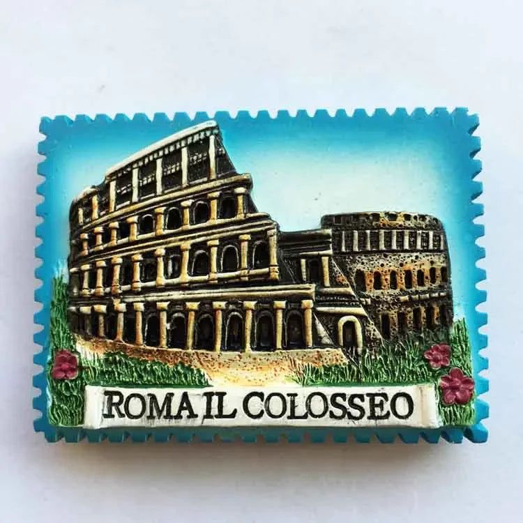 Italie Fridge Magnets Italy Rome Sicilia Siena Florence Colosseo Tourism Refrigerator Magnets Souvenir Home Kitchen Decoration - Grand Goldman