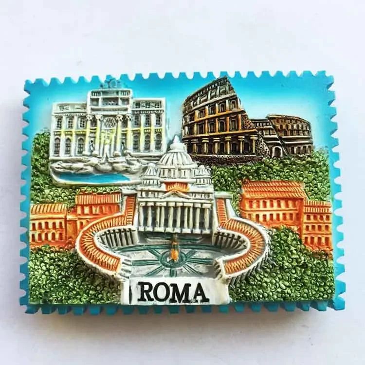Italie Fridge Magnets Italy Rome Sicilia Siena Florence Colosseo Tourism Refrigerator Magnets Souvenir Home Kitchen Decoration - Grand Goldman