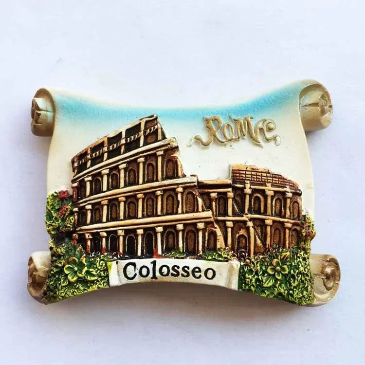 Italie Fridge Magnets Italy Rome Sicilia Siena Florence Colosseo Tourism Refrigerator Magnets Souvenir Home Kitchen Decoration - Grand Goldman