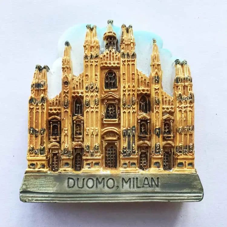 Italy Milan Fridge Magnets Madrid Florence Toscana Sirmione Lecce Venezia Tourist Souvenirs Magnetic Refrigerator Stickers Gift - Grand Goldman