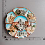 Italy Milan Fridge Magnets Madrid Florence Toscana Sirmione Lecce Venezia Tourist Souvenirs Magnetic Refrigerator Stickers Gift - Grand Goldman