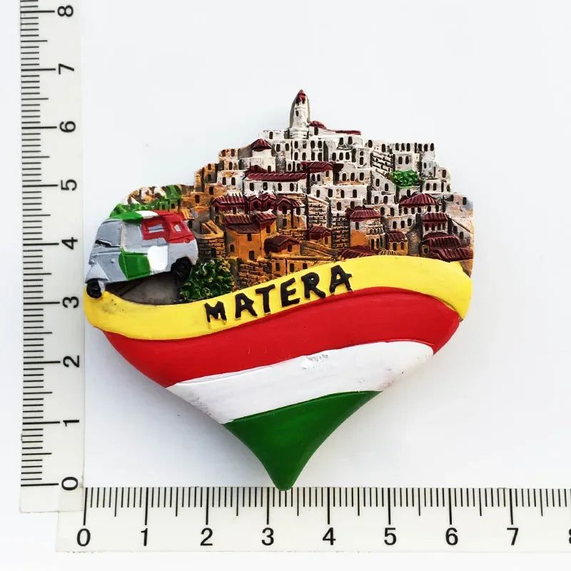 Italy Milan Fridge Magnets Madrid Florence Toscana Sirmione Lecce Venezia Tourist Souvenirs Magnetic Refrigerator Stickers Gift - Grand Goldman
