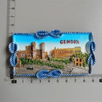 Italy Milan Fridge Magnets Madrid Florence Toscana Sirmione Lecce Venezia Tourist Souvenirs Magnetic Refrigerator Stickers Gift - Grand Goldman