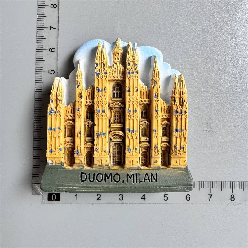 Italy Milan Fridge Magnets Madrid Florence Toscana Sirmione Lecce Venezia Tourist Souvenirs Magnetic Refrigerator Stickers Gift - Grand Goldman