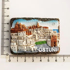 Italy Milan Fridge Magnets Madrid Florence Toscana Sirmione Lecce Venezia Tourist Souvenirs Magnetic Refrigerator Stickers Gift - Grand Goldman