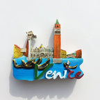 Italy Milan Fridge Magnets Madrid Florence Toscana Sirmione Lecce Venezia Tourist Souvenirs Magnetic Refrigerator Stickers Gift - Grand Goldman
