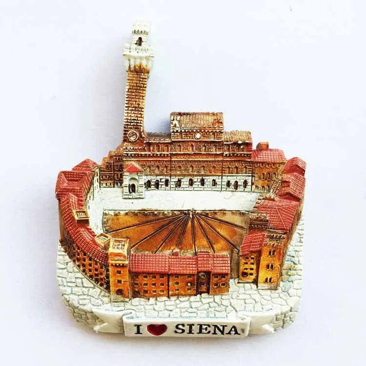 Italy Resin Fridge Magnets Tourism Souvenir Toscana Firenze San Gimignano Siena Venezia Refrigerator Stickers Home Decor Gifts - Grand Goldman