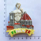 Italy Resin Fridge Magnets Tourism Souvenir Toscana Firenze San Gimignano Siena Venezia Refrigerator Stickers Home Decor Gifts - Grand Goldman