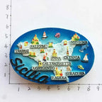 Italy Resin Fridge Magnets Tourism Souvenir Toscana Firenze San Gimignano Siena Venezia Refrigerator Stickers Home Decor Gifts - Grand Goldman