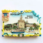 Italy Resin Fridge Magnets Tourism Souvenir Toscana Firenze San Gimignano Siena Venezia Refrigerator Stickers Home Decor Gifts - Grand Goldman