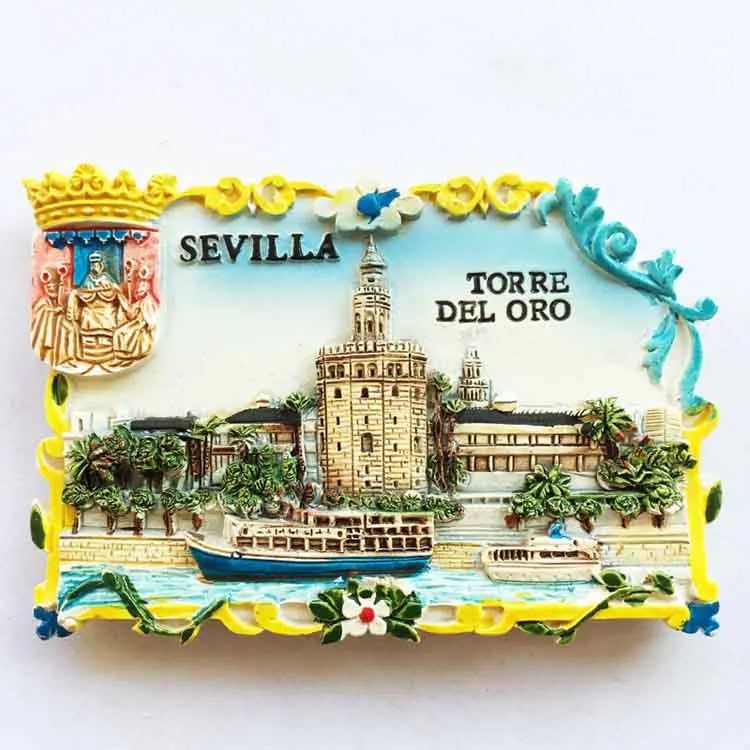 Italy Resin Fridge Magnets Tourism Souvenir Toscana Firenze San Gimignano Siena Venezia Refrigerator Stickers Home Decor Gifts - Grand Goldman