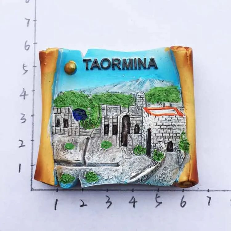 Italy Roma Colosseo fridge magnet Tourism Souvenir Resin Crafts Divid Magnetic Refrigerator Stickers home decor Collection Gifts - Grand Goldman
