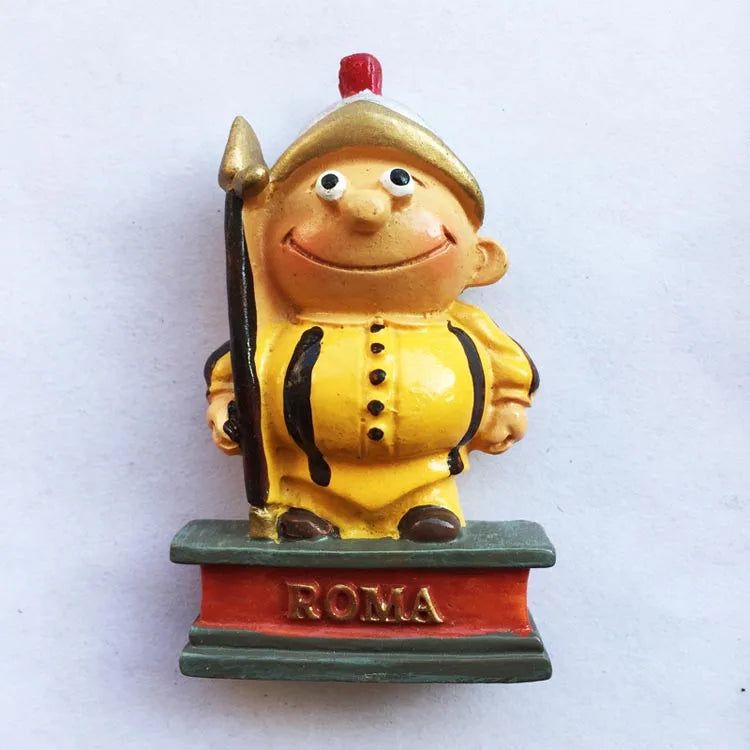 Italy Roma Colosseo fridge magnet Tourism Souvenir Resin Crafts Divid Magnetic Refrigerator Stickers home decor Collection Gifts - Grand Goldman